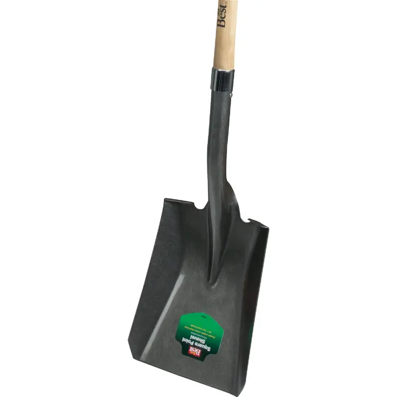 Do It Best Square-Point Shovel – 49" Wood Handle, Heavy-Duty Design 1
