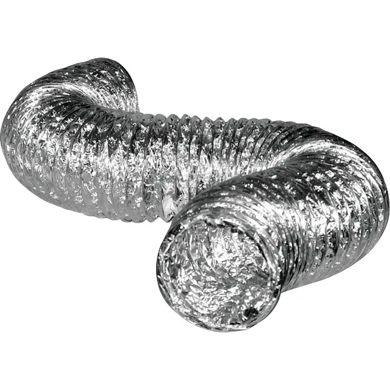 Dundas Jafine Ul 181–Listed Aluminum Foil Flexible Duct – 4" Diameter × 25 Ft. 1