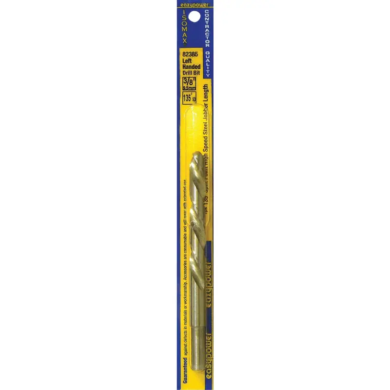 Eazypower Left-Hand Drill Bit – 3/8 In Hss, 135° Point, For Broken Bolt Removal 1