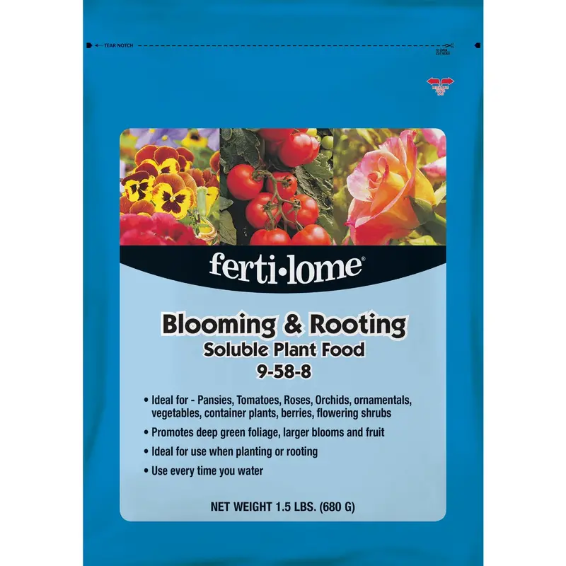Ferti-Lome Bloom & Root Soluble Plant Food – 9-58-8 Formula For Flowers & Roots (1.5 Lb) 1
