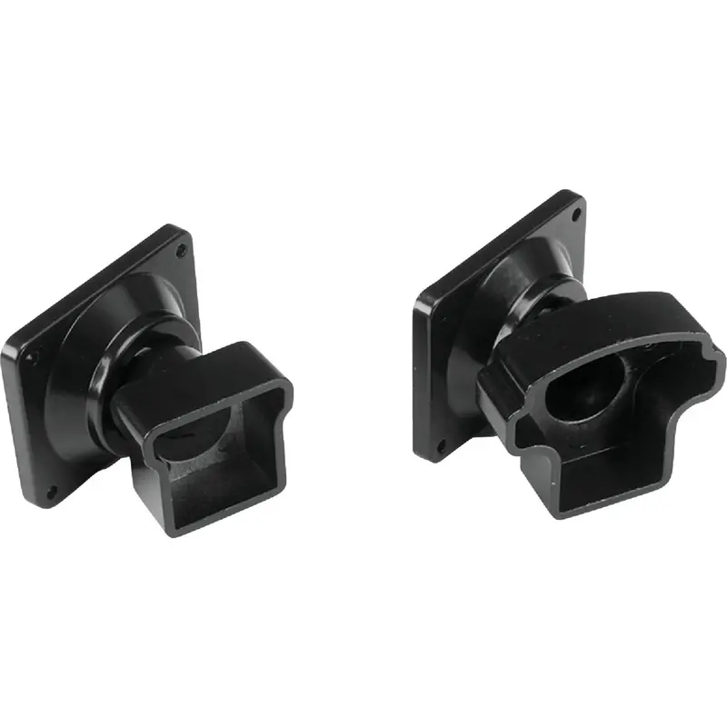 Gilpin Summit Swivel Railing Fitting – Black Powder-Coated Aluminum (2-Pack) 1