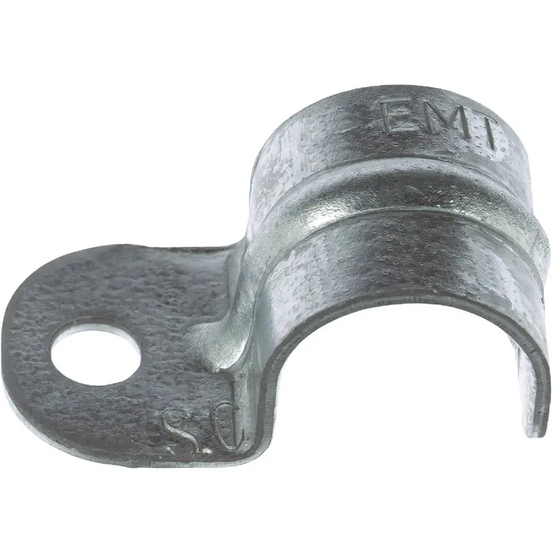 Halex 1/2-Inch Click-On Emt Conduit Strap – Single-Hole Steel Mounting (5-Pack) 1