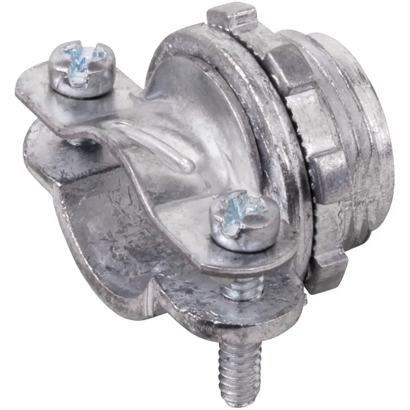 Halex Die-Cast Zinc Clamp Connector – 3/4-Inch For Secure Electrical Box Mounting 1
