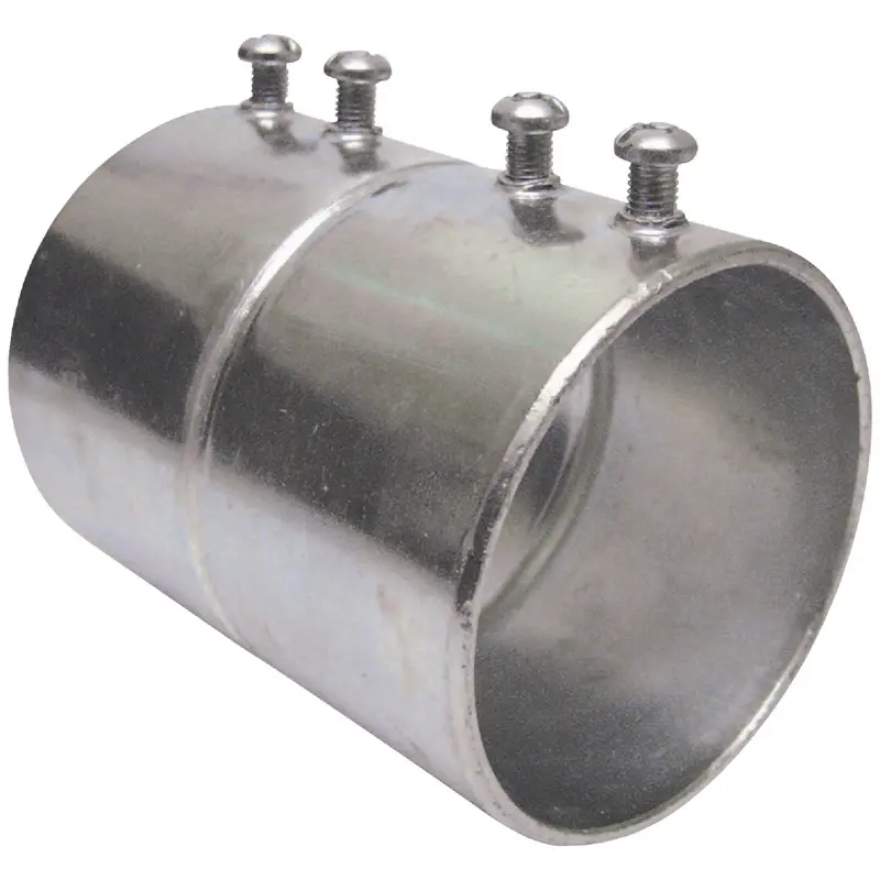 Halex Emt Set Screw Coupling – 1-1/2" Steel, For Electrical Conduit 1