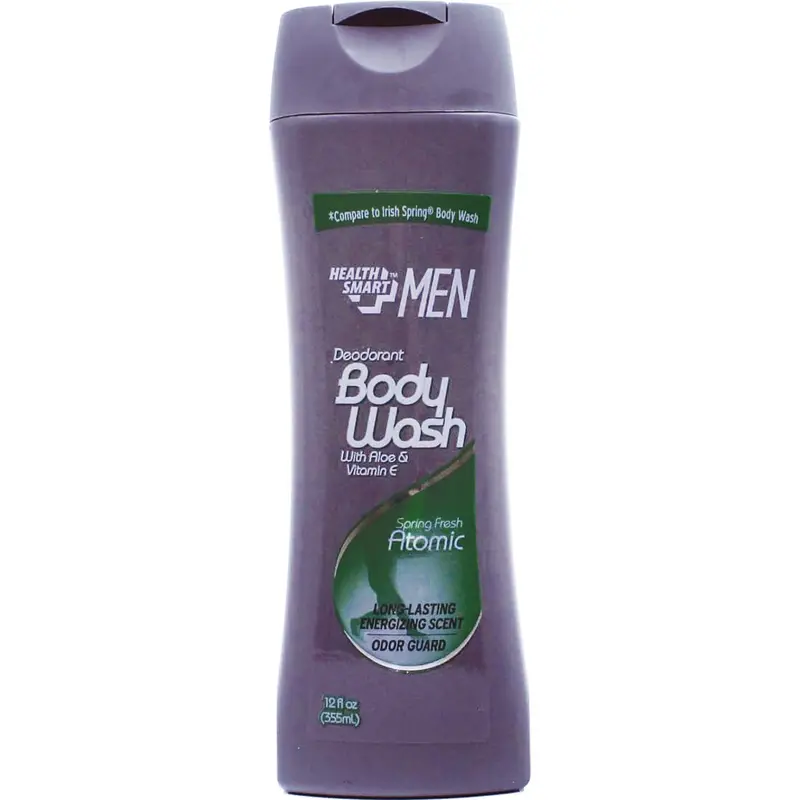 Health Smart Spring Fresh Atomic Deodorant Body Wash For Men – 12 Fl Oz 1