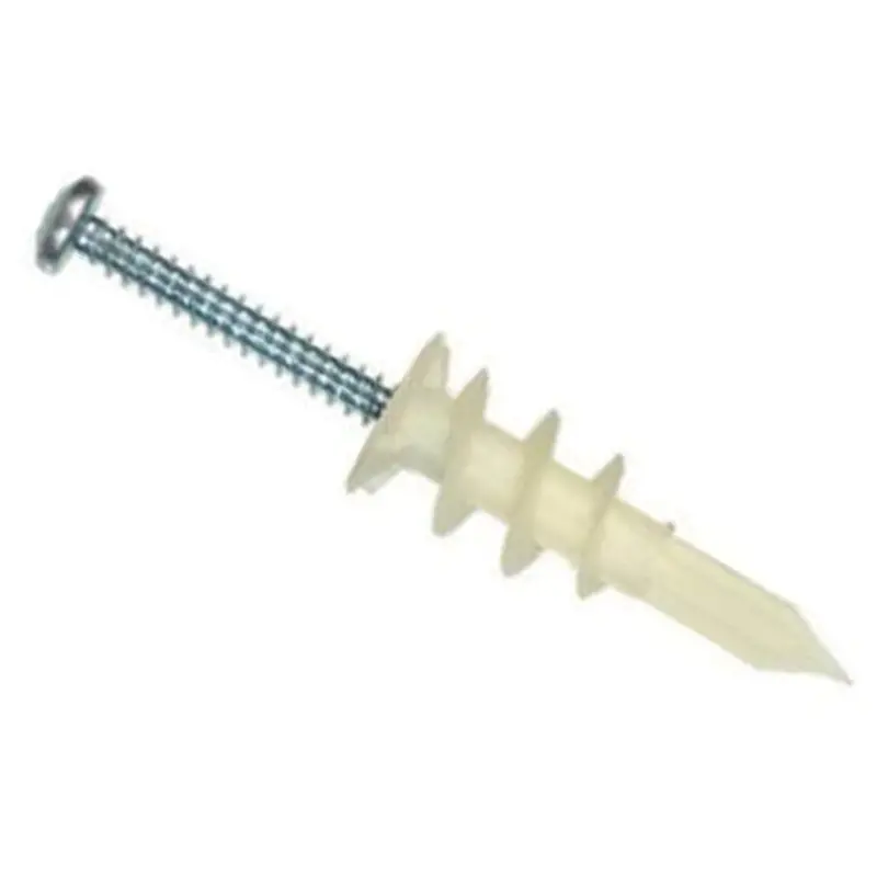 Hillman #8 Php Wallboard Anchors – Nylon Self-Drilling Fasteners (2-Pack) 1
