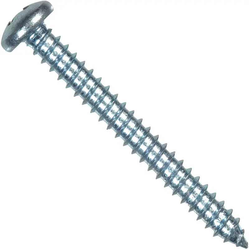 Hillman #8 X 3/4-Inch Zinc-Plated Pan Head Sheet Metal Screws (100-Pack) 1