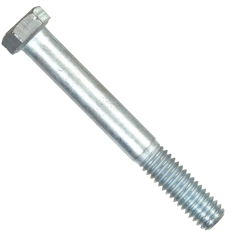 Hillman Grade 5 Zinc Hex Cap Screw – 1/2 In. × 4 In., Heavy-Duty Fastener (25-Pack) 1