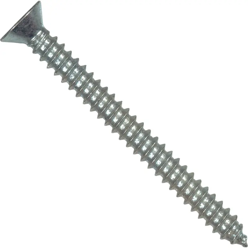 Hillman Phillips Flat-Head Sheet Metal Screws – #6 X 1/2 In, Zinc-Plated, 100-Pack 1