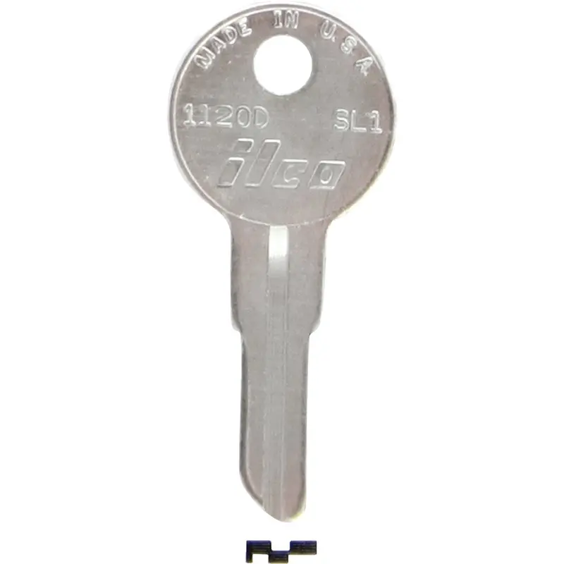 Ilco Sl1 Nickel-Plated Padlock Key – Slaymaker Replacement Key, 10-Pack 1