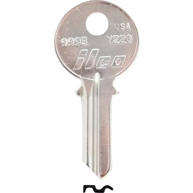 Ilco Yale Y220 House Keys – Nickel-Plated, 10-Pack 1