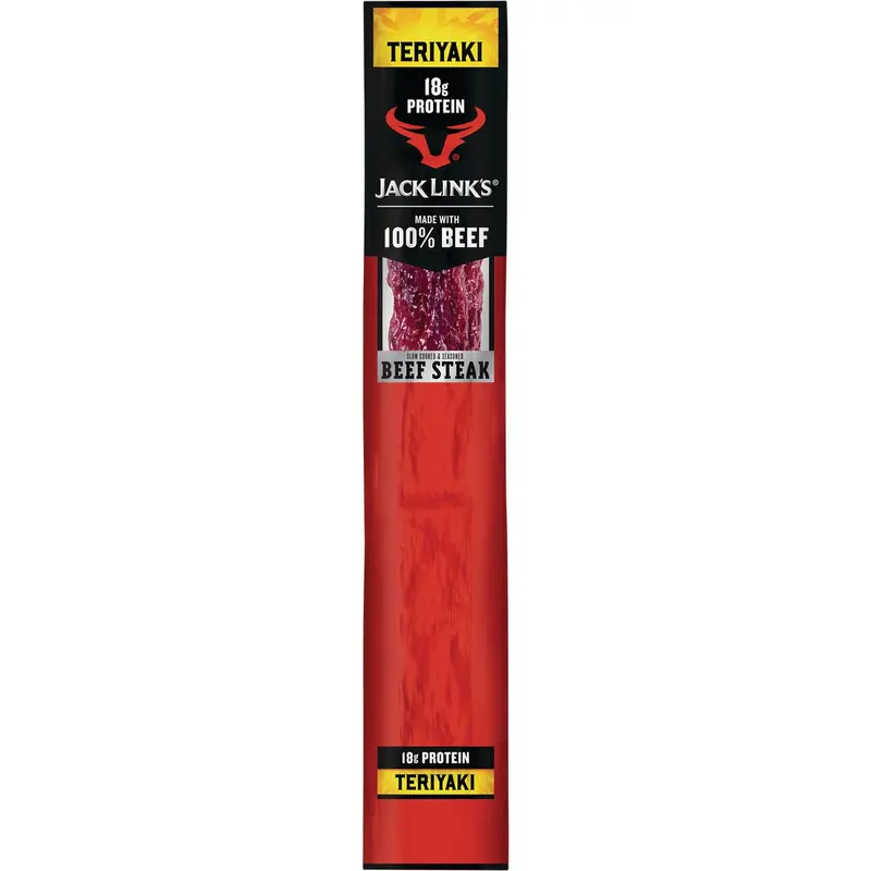 Jack Link’S Teriyaki Beef Steak Snack – 2 Oz. Protein-Rich Jerky 1