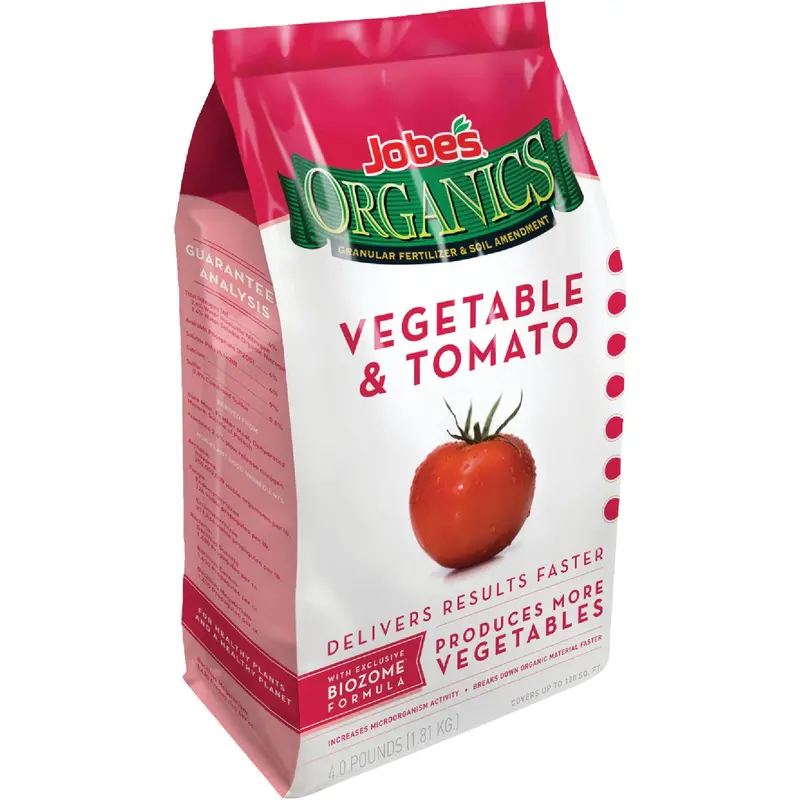 Jobe’S Organics Vegetable & Tomato Plant Food – 4 Lb Dry Formula (2-7-4 Npk) 1