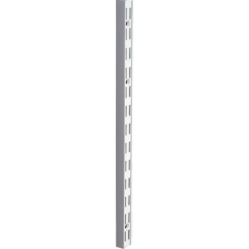 Knape & Vogt 82 Series Shelf Standard – 16.5", Titanium Steel, Heavy-Duty Double-Slot 1