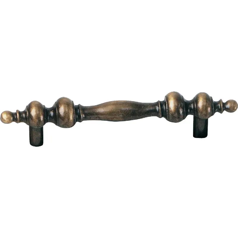 Laurey Classic Traditions Cabinet Pull – 3-Inch Center-To-Center Antique Brass Drawer Knob 1