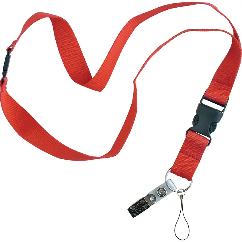 Lucky Line 18" Nylon Key Lanyard With Ring Attachment 1