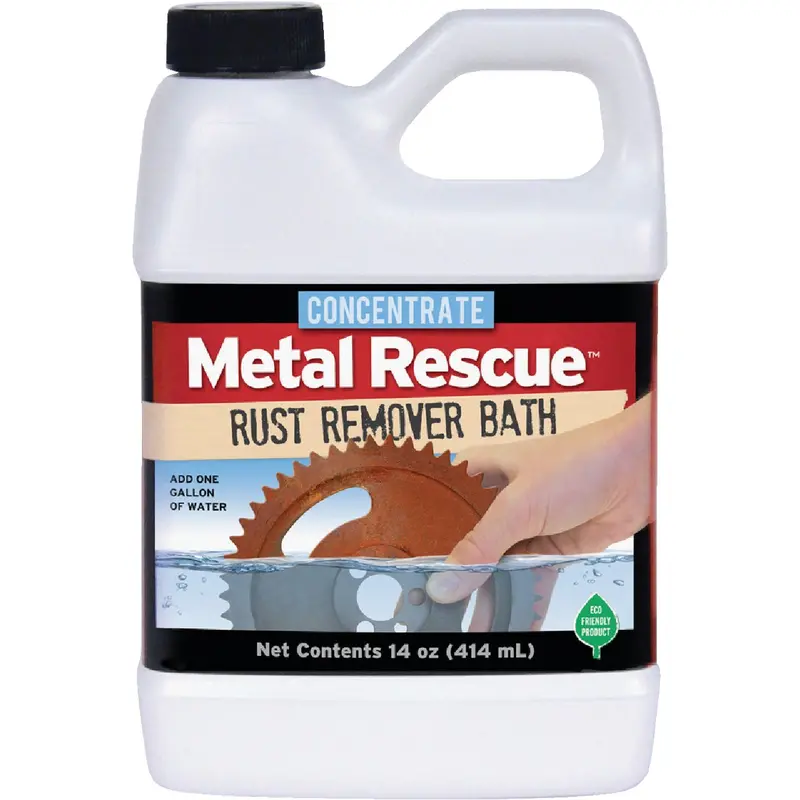 Metal Rescue Rust Remover Concentrate – 14 Oz Soaking Bath Formula 1