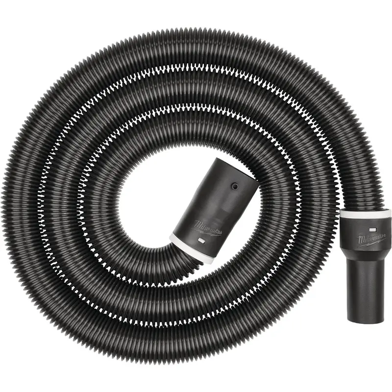 Milwaukee Black Rubber Vacuum Hose – 1-7/8" Diameter X 9 Ft Length 1