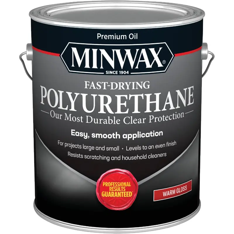 Minwax Fast-Drying Satin Interior Polyurethane – Low-Voc, 1-Gallon Can 1
