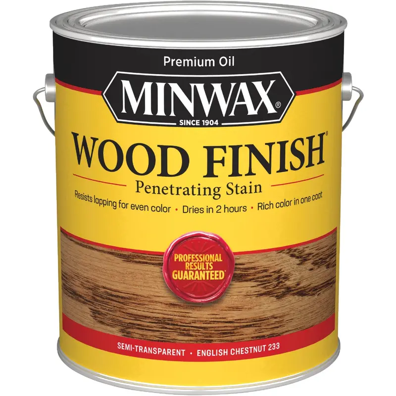 Minwax Wood Finish Penetrating Stain – English Chestnut, 1 Gallon 1