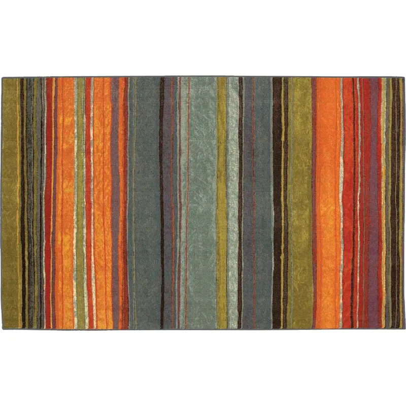 Mohawk Home Rainbow Area Rug – 5' × 8', Multi-Hued Flatweave For Living Rooms And Bedrooms 1