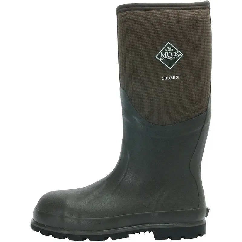 Muck Boots Chore Classic Hi Steel-Toe Work Boot – Men'S Size 10, Black 1