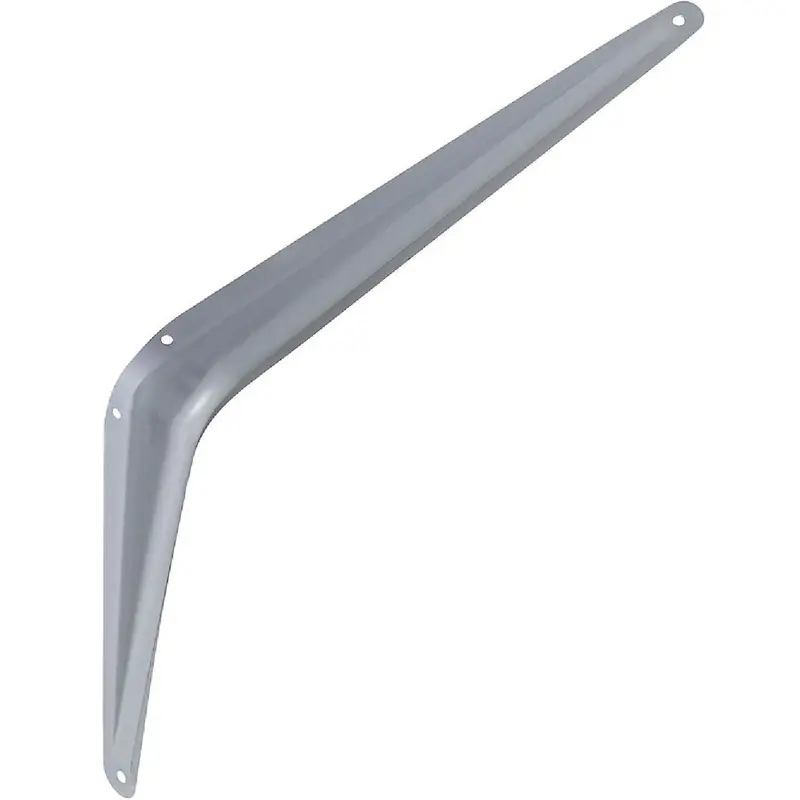 National 211 Shelf Bracket – 10" Diameter X 12" Height, Gray Steel 1
