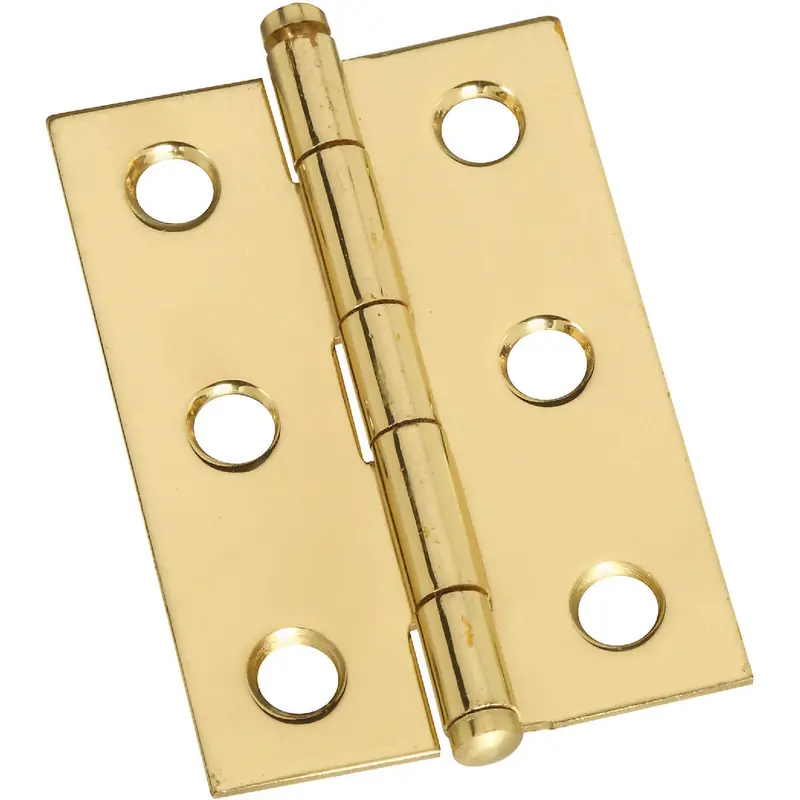 National Brass Ball-Tip Hinge – 1-3/8" X 2", Pack Of Two 1
