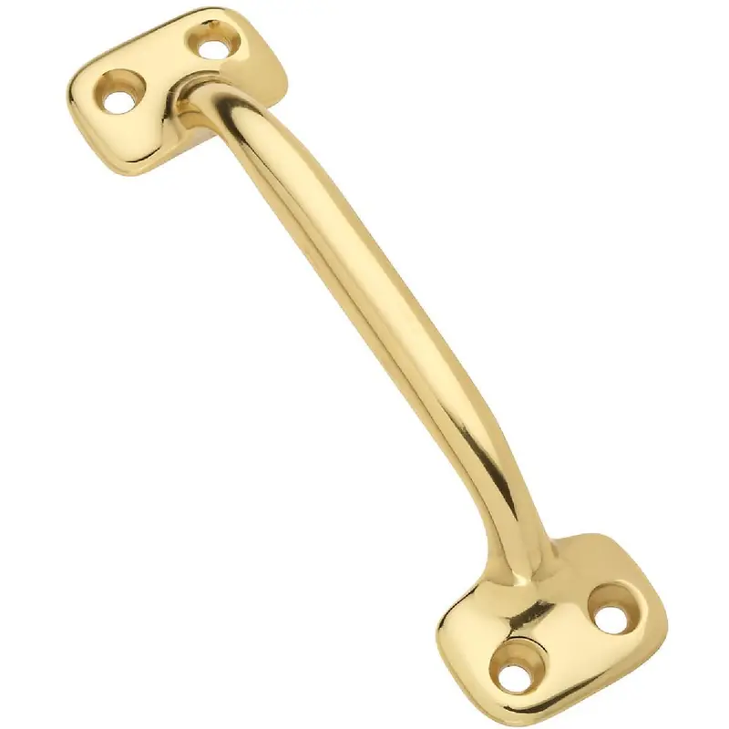 National Gallery Polished Brass Sash Lift & Pull – Vintage-Style Window Hardware, 1970 Design 1