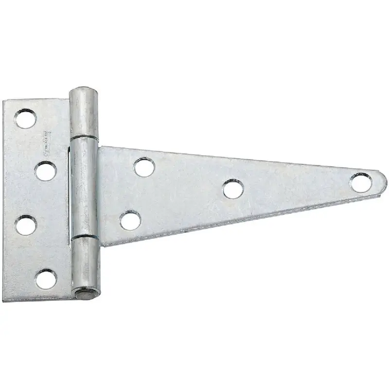 National Heavy-Duty Zinc-Plated Tee Hinge – 6", 2-Pack 1