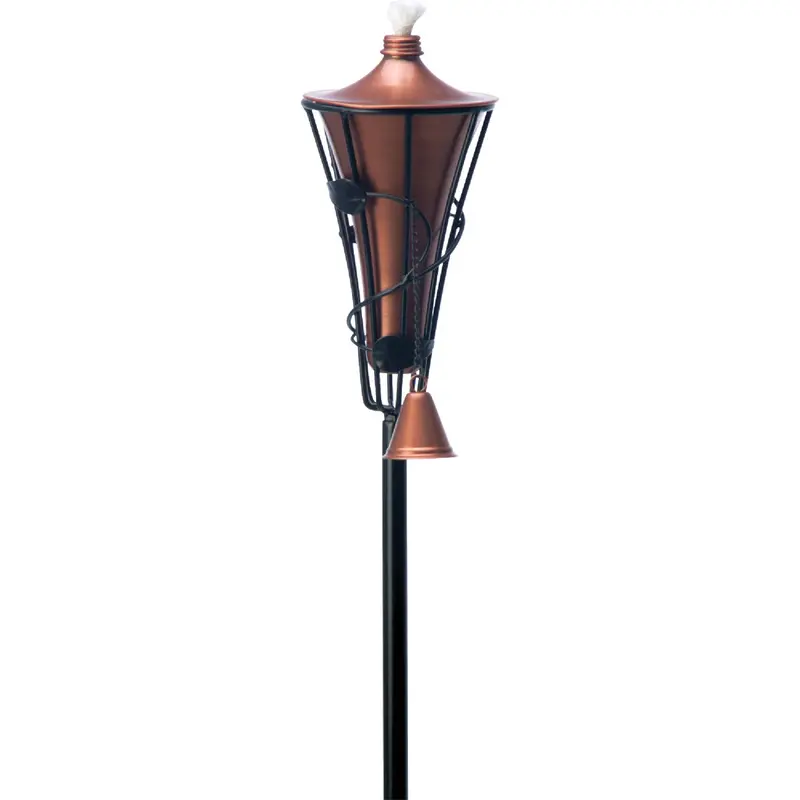 Outdoor Expressions Copper Patio Torch – 5-Foot Height 1