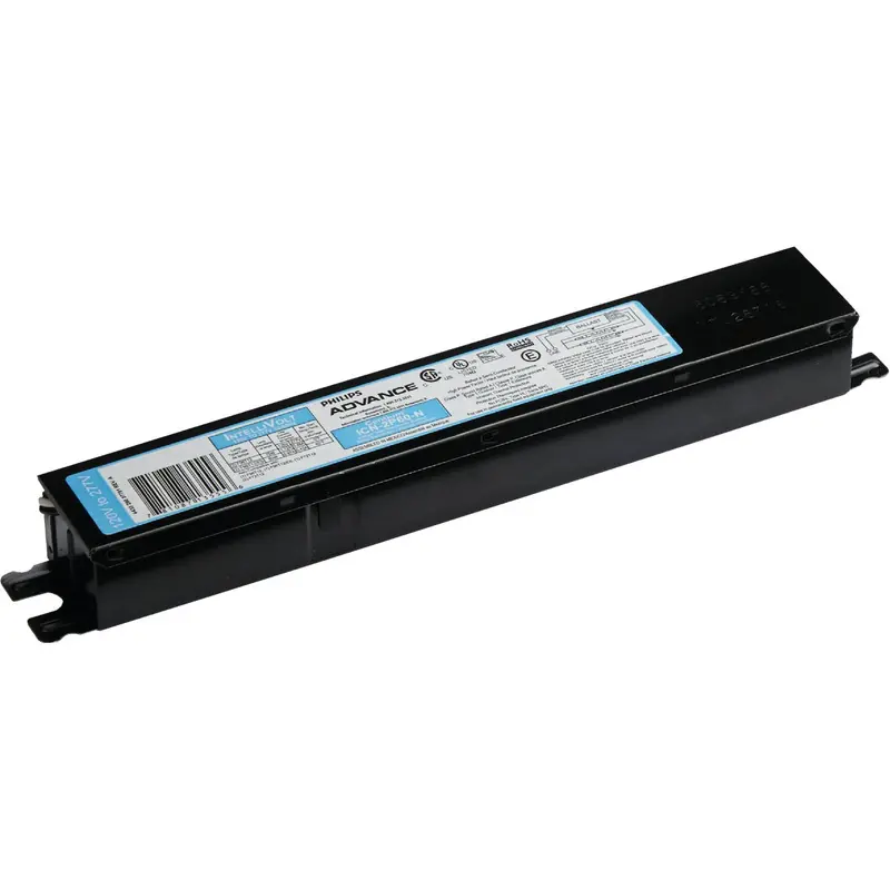 Philips Advance Electronic Ballast – Rapid Start, 75W, Dual Voltage (120V/277V), Supports 1–2 Lamps 1