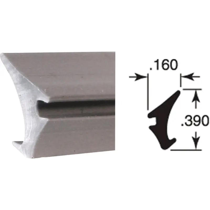 Prime-Line Glass Retainer Glazing Spline – .160 X .390 In. X 200 Ft. Flexible Vinyl Sealing Strip 1
