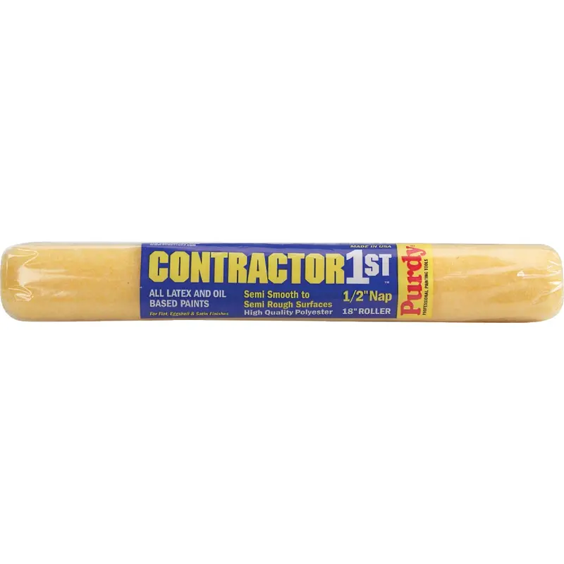 Purdy Contractor 1St 18" X 1/2" Knit Roller Cover For Smooth Surfaces 1