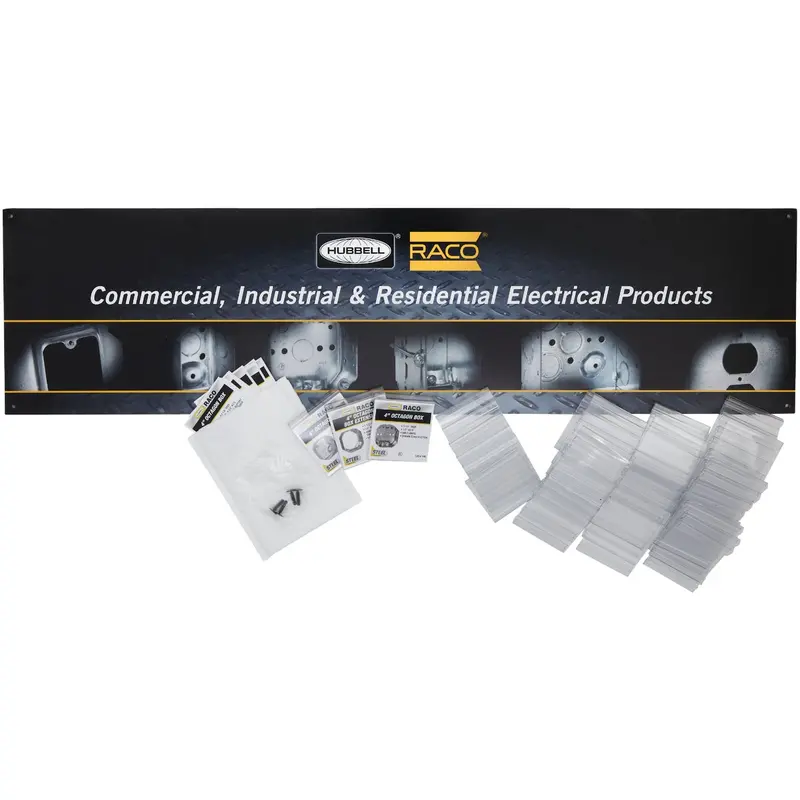 Raco Pop Kit: 8-Foot Steel Electrical Box Mounting System For Quick Installation 1