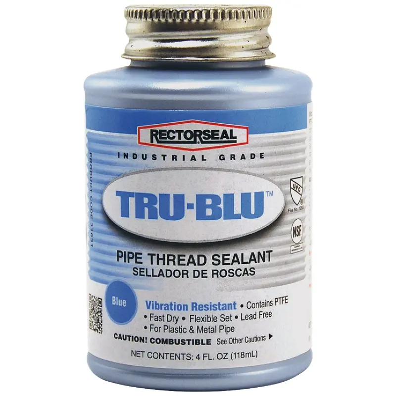Rectorseal Tru-Blu Blue Thread Sealant – 4-Ounce Tube 1