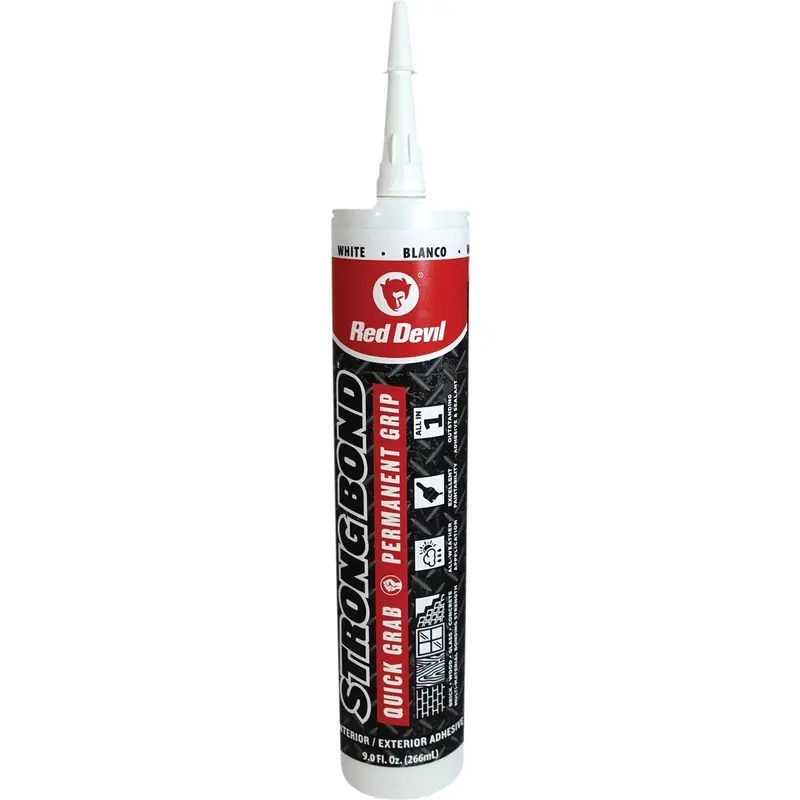 Red Devil Strong Bond Polymer Sealant – 9 Oz. White Flexible Caulk 1