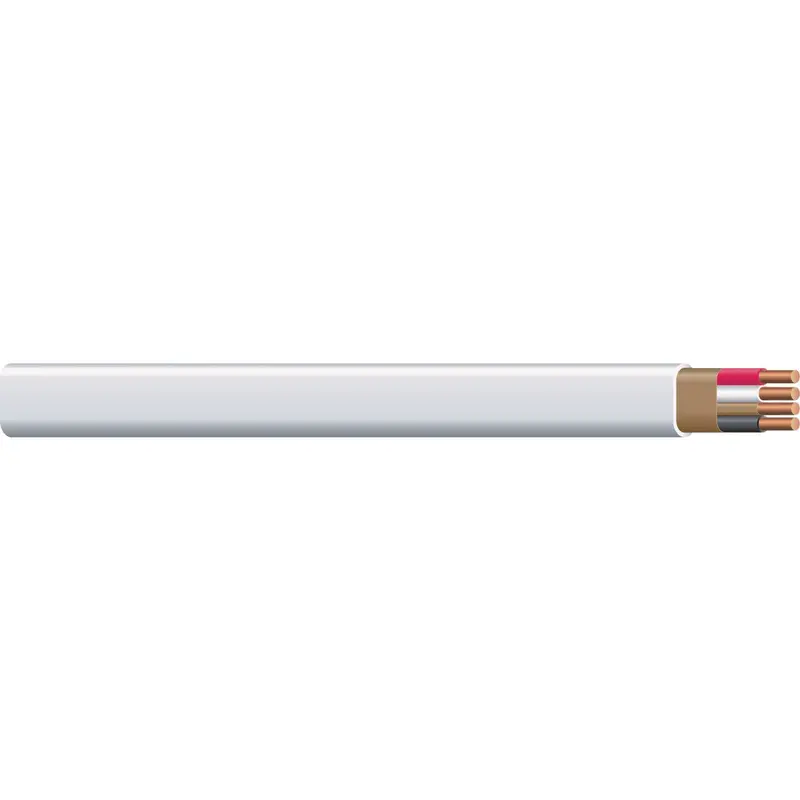 Romex Nmw/G 14/3 Solid Copper Electrical Wire – 1000-Foot White Non-Metallic Cable 1