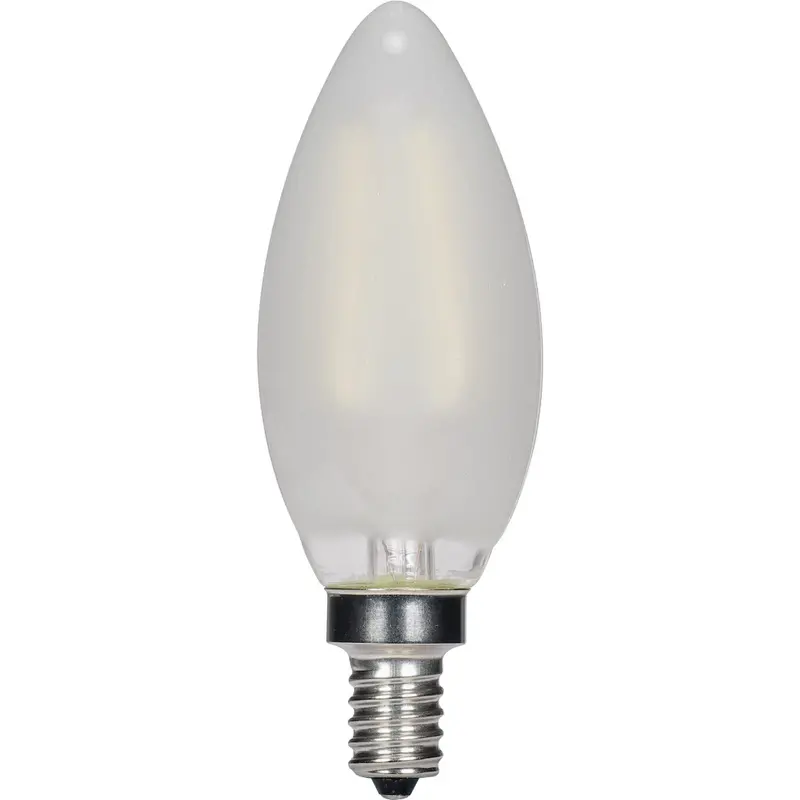Satco Candelabra Led Bulbs – B11 Shape, 40W Equivalent, Warm White Frosted Finish (2-Pack) 1