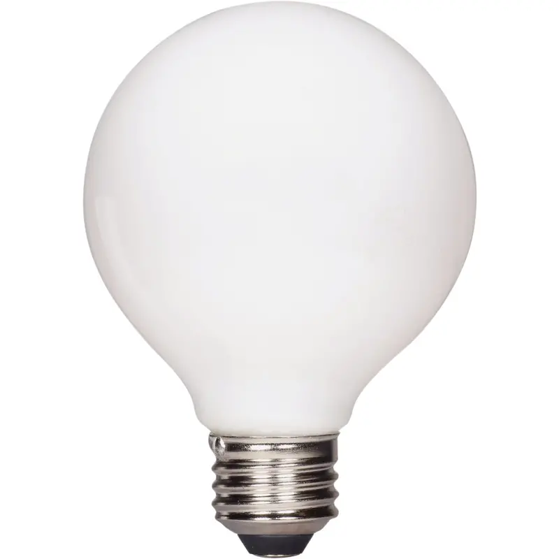 Satco Nuvo Led Decorative Bulb – G25 Frosted Warm White, 40W Equivalent, 2-Pack 1