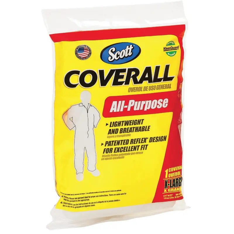 Scott Xl Reusable Painter’S Coveralls – Full-Coverage Workwear 1