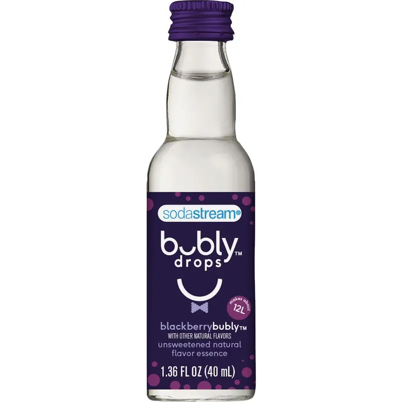 Sodastream Bubly Blackberry Flavor Drops – 1.36 Oz Liquid Enhancer 1