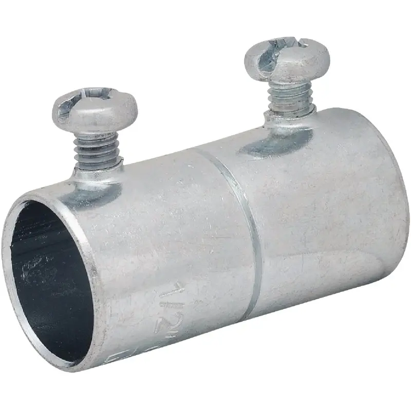 Southwire Madison Electric Conduit Coupling – 3/4-Inch Steel Set-Screw Type For Emt/Imc/Rigid, 25-Pack 1