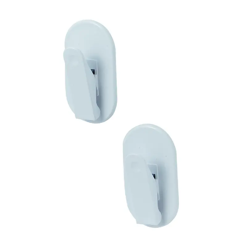 Spectrum White Magnetic Clip Set – Reusable 2-Pack For Papers And Notes 1