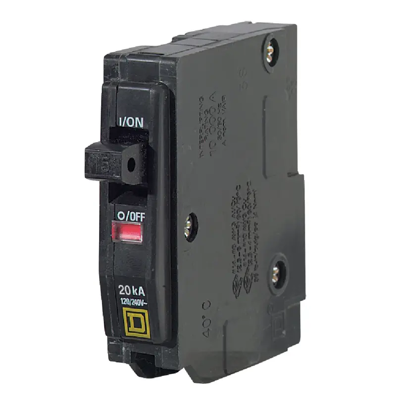 Square D Qo Series 20-Amp Single-Pole Circuit Breaker With Standard Trip Mechanism 1