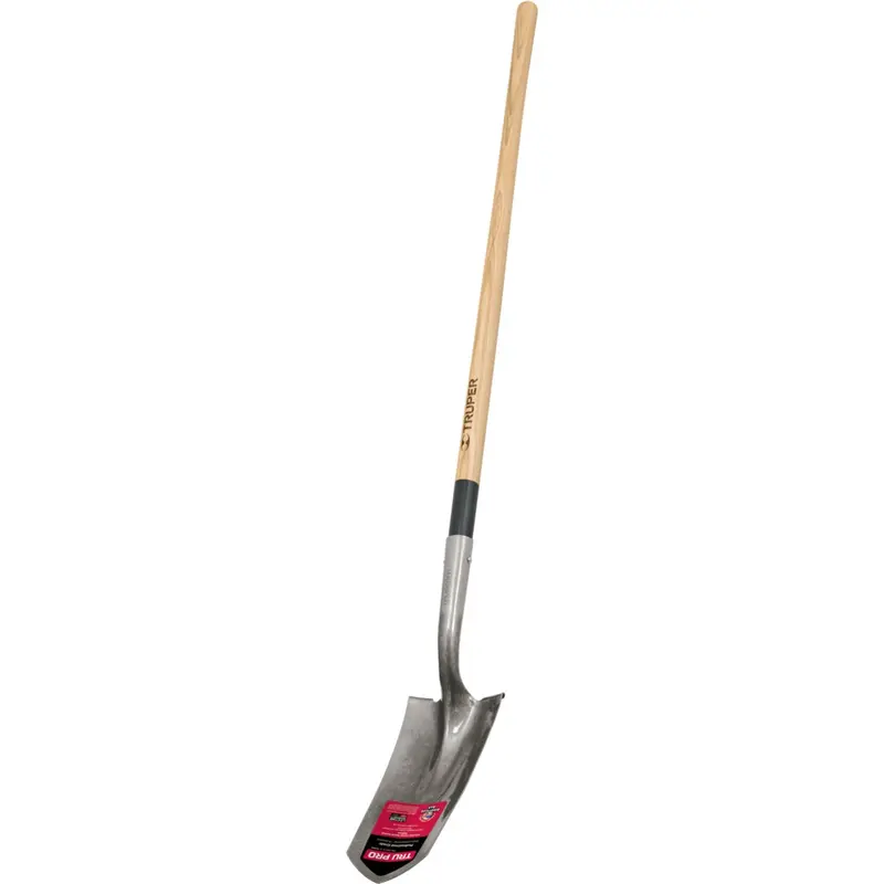 Truper Tru-Pro Ditch Spade – 48" Fiberglass Handle, 5" Wide Tempered Steel Blade 1