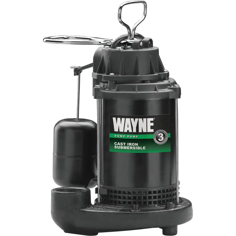Wayne Submersible Sump Pump – 1/2 Hp, 115V, Cast-Iron Housing 1