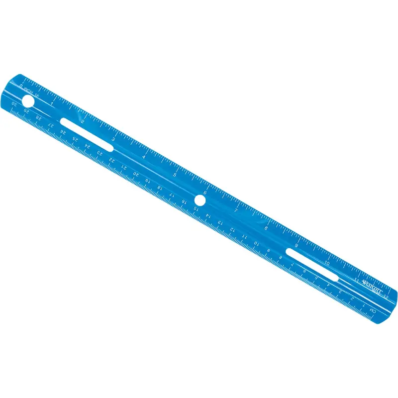 Westcott 12-Inch Graduated Plastic Ruler – Durable & Accurate Measuring Tool 1