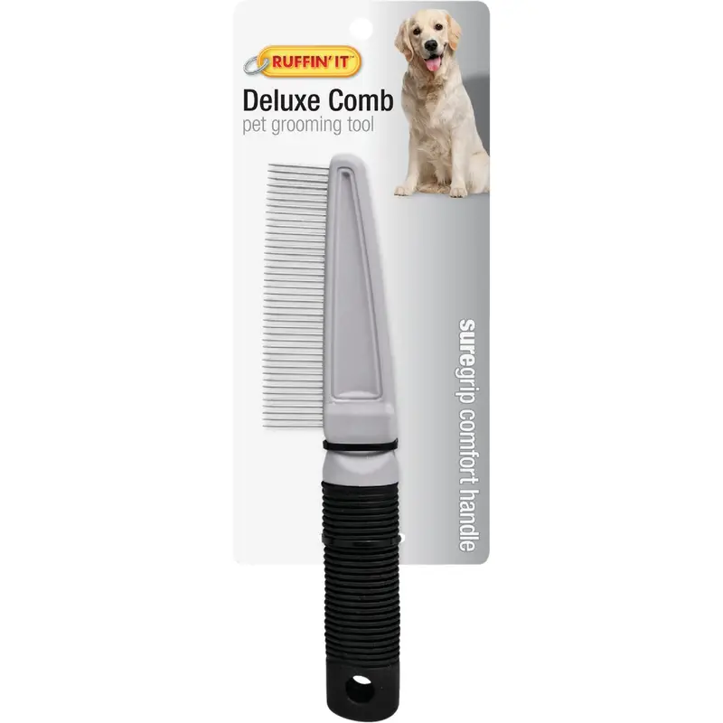 Westminster Pet Chrome-Plated Bristle Grooming Comb – Ruffin’ It Series 1