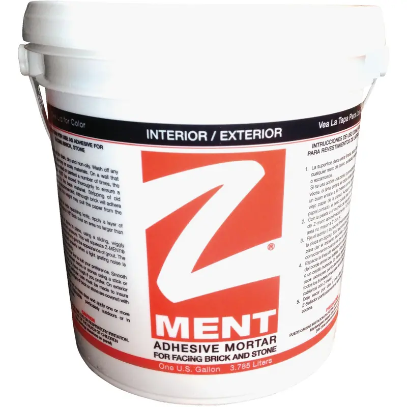 Z-Ment Black Brick And Stone Adhesive Mortar – 1-Gallon Masonry Bonding Compound 1